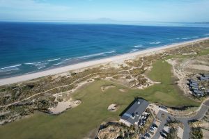 Te Arai (South) 18th Green Aerial